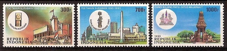 Indonesie Zonnebloem nr 1534/6 postfris 1993, Ophalen of Verzenden, Postfris, Zuidoost-Azië