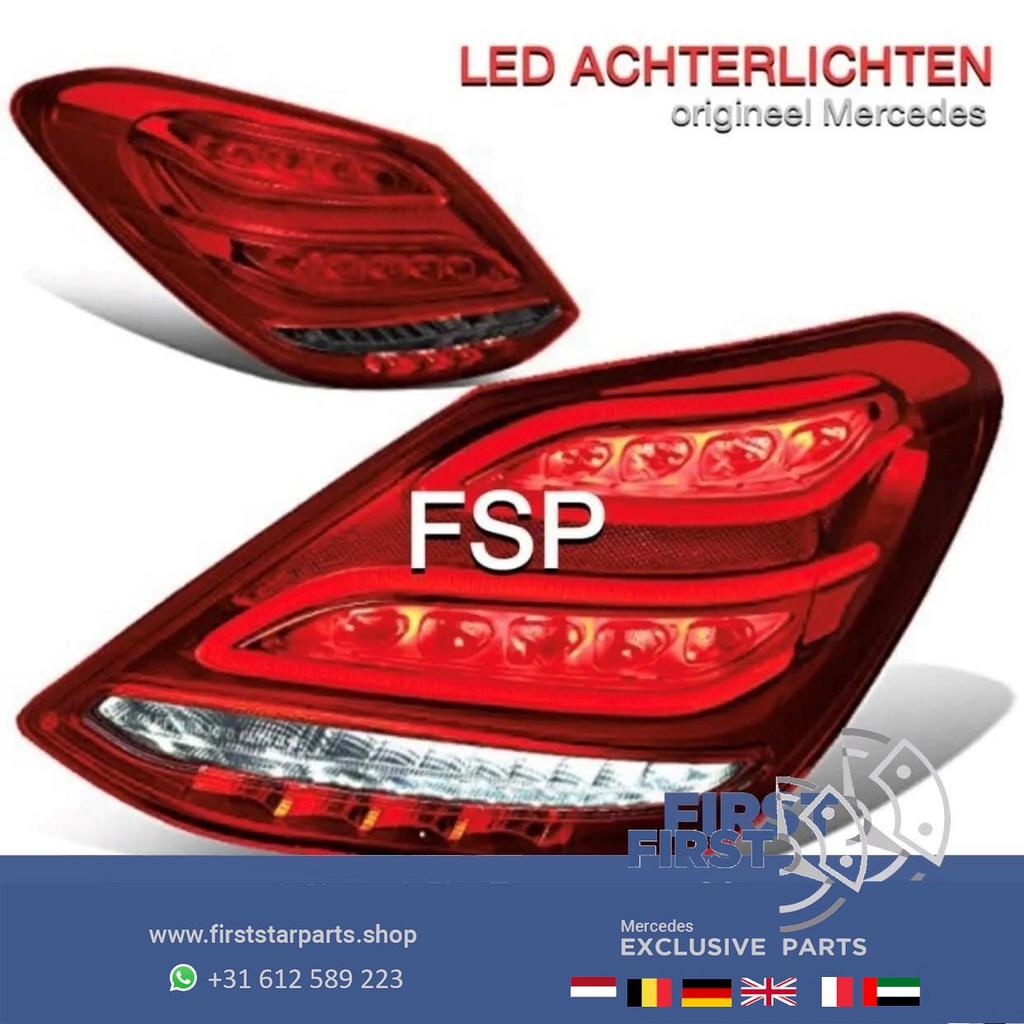 W205 VOL LED Achterlicht RECHTS Mercedes C Klasse ORIGINEEL, Gebruikt, -, Ophalen of Verzenden, -