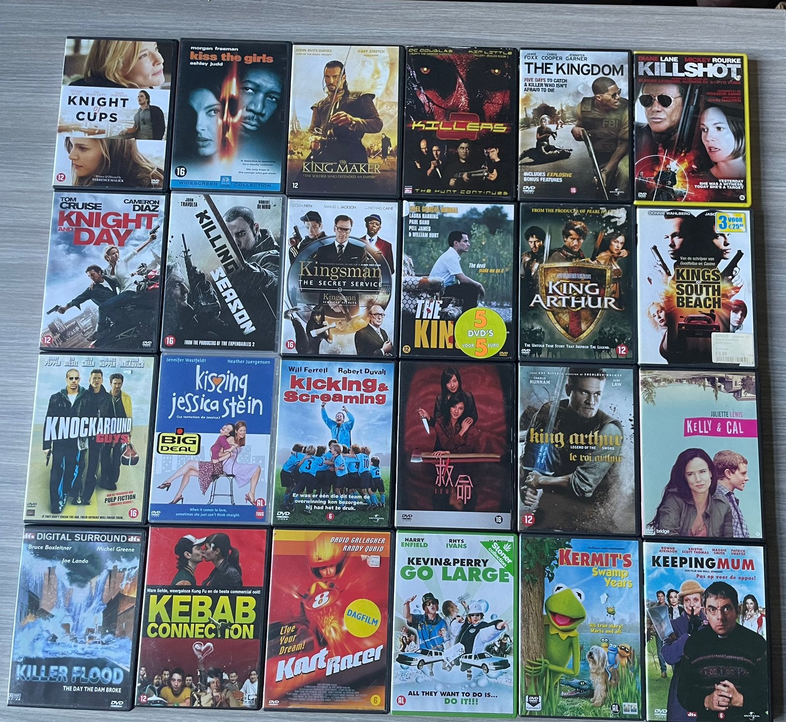 Films K (36x), Vanaf 12 jaar, Ophalen of Verzenden, Zo goed als nieuw