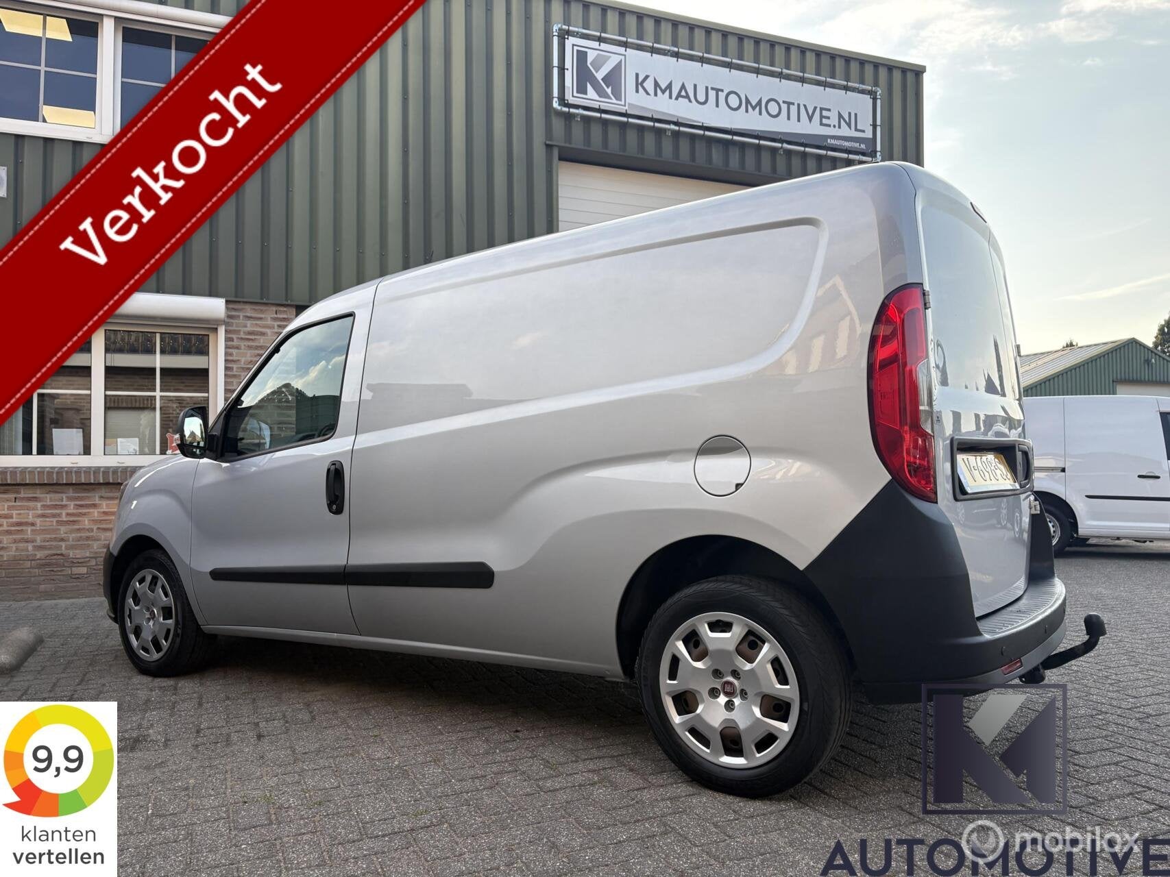 Fiat Doblò Cargo 1.6 MJ L2 Maxi|Airco|Trekhaak|EURO6|3-pers, Auto's, Euro 6, 4 cilinders, Origineel Nederlands, Bedrijf