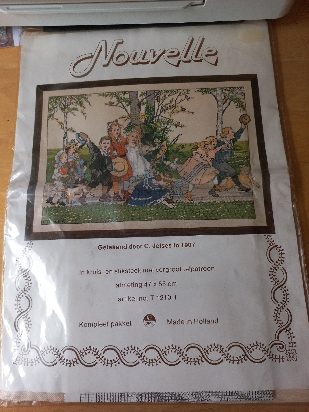 Nouvelle borduurpakket door C. Jetses, Ophalen of Verzenden, Nieuw, Borduurpakket
