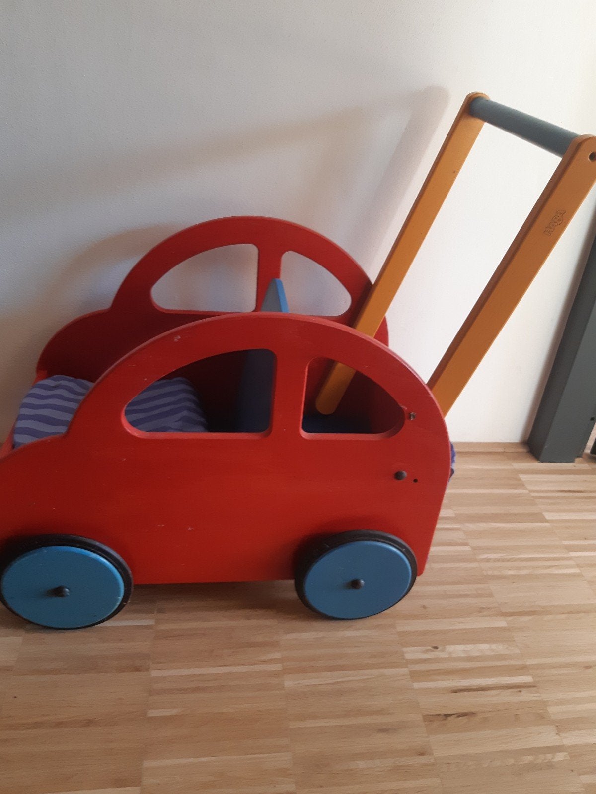 Haba loopwagen, Ophalen, Gebruikt, Duw- of Trekspeelgoed