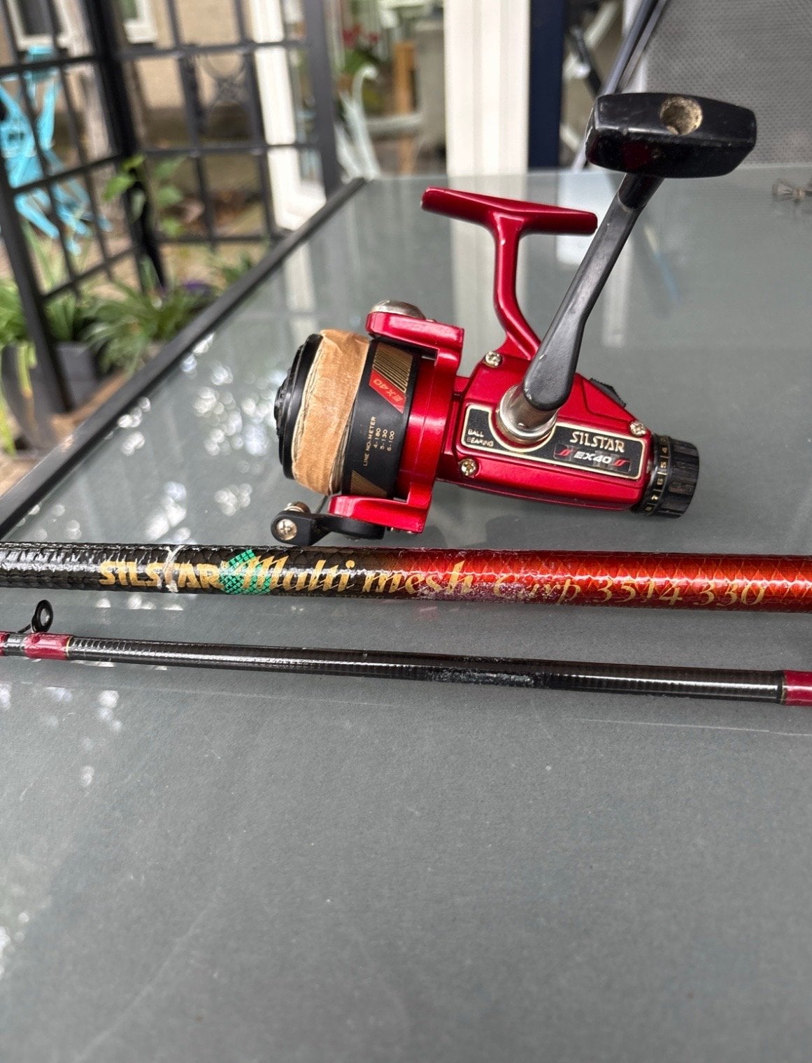 Silstar Multi Mesh Carp Hengel met EX40 Molen, Ophalen of Verzenden, Gebruikt, Complete hengel