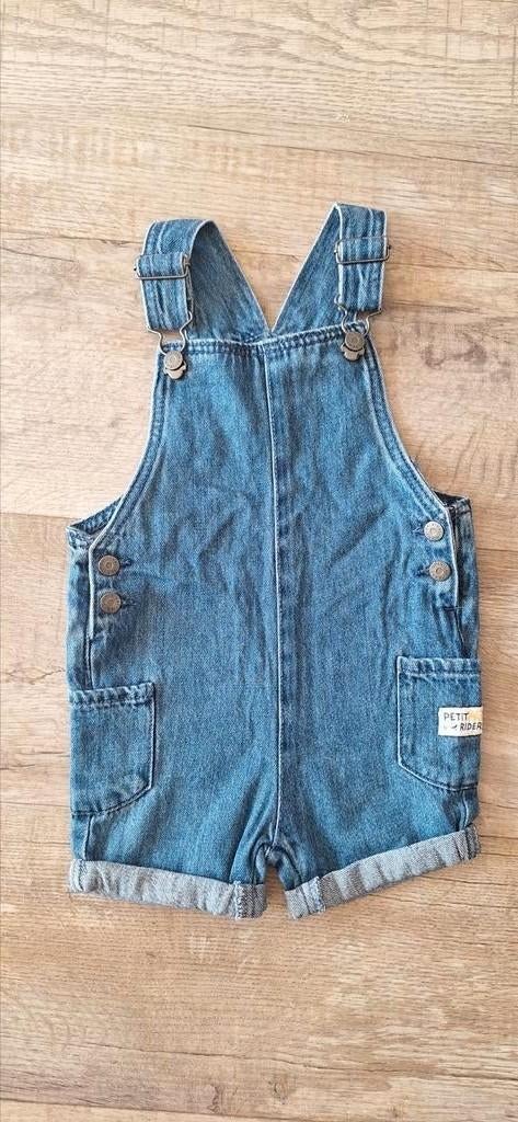 Gemo korte tuinbroek salopette maat 18 maanden, Kinderen en Baby's, Babykleding | Maat 80, Broekje, Jongetje of Meisje, Gemo, Nieuw