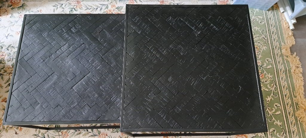 Salontafeltjes, 50 tot 100 cm, 50 tot 100 cm, Zo goed als nieuw, Industrieel/mangohout