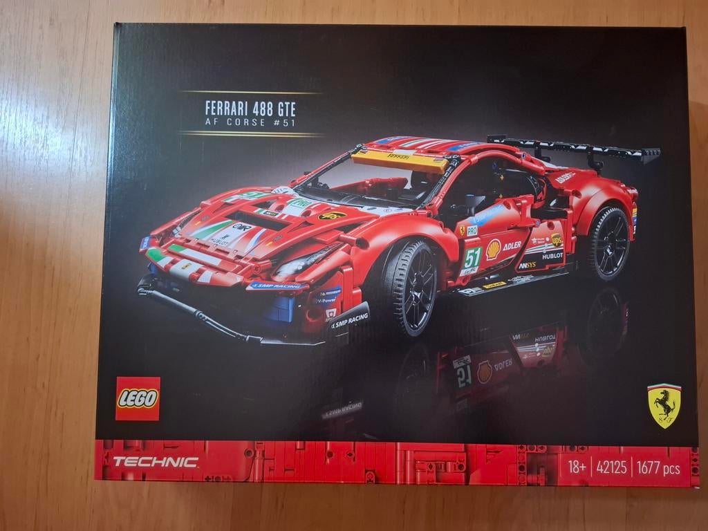 LEGO Ferrari 488 GTE AF  (42125) * sealed, retired, misb*, Lego, Nieuw, Ophalen of Verzenden, Technic