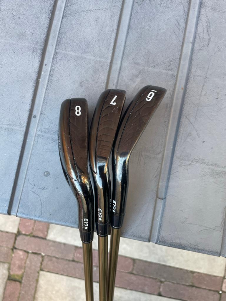 Callaway EPIC Forged Star Black Irons (6-7-8) Stiff Flex, Ophalen of Verzenden, Gebruikt, Set, Callaway