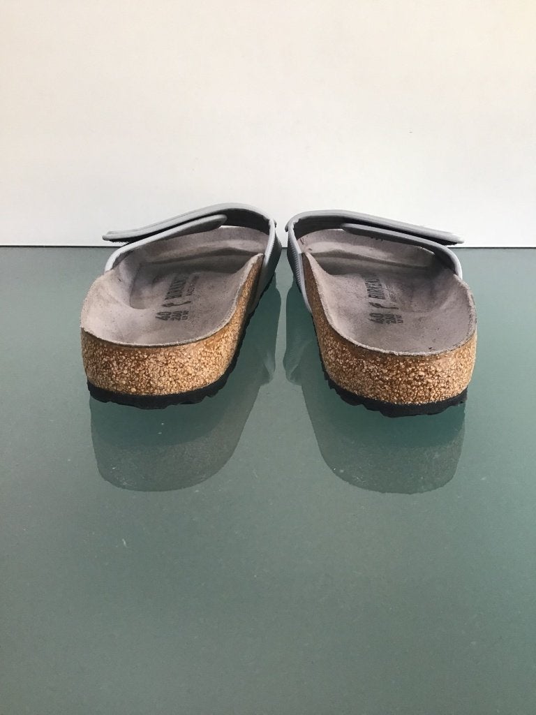 Birkenstock 40 Nieuwe grijze slippers | Gratis verzenden, Slippers, Verzenden, Nieuw, Grijs