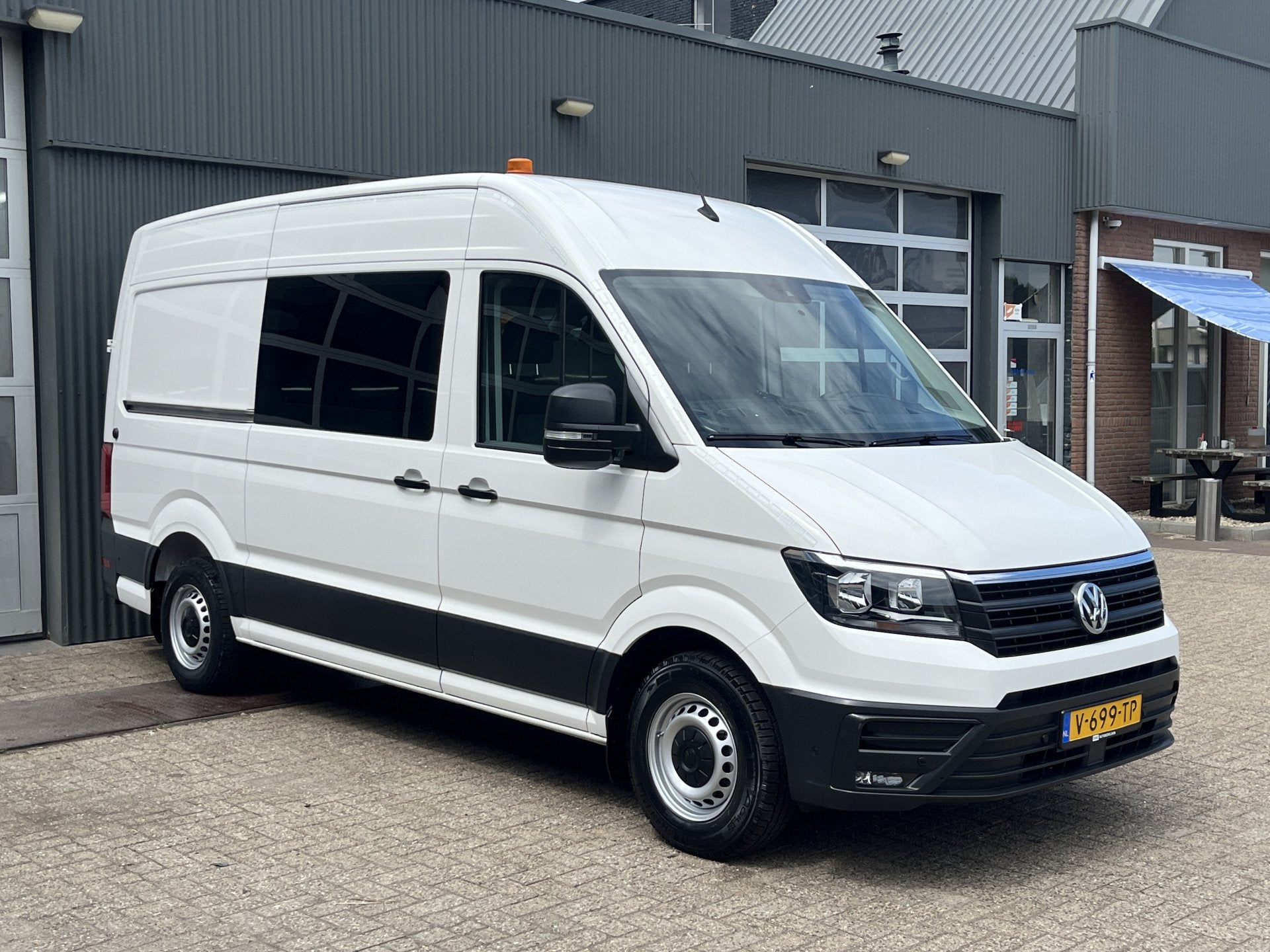 Volkswagen Crafter 35 2.0 TDI L3H3 Werkplaats inrichting Kas, Stof, Gebruikt, 4 cilinders, Volkswagen