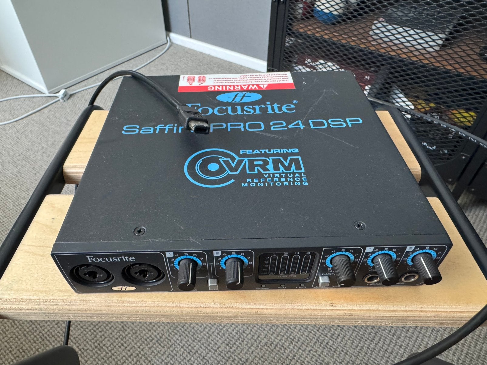 Focusrite Saffire Pro 24 DSP audio interface – FireWire, Ophalen of Verzenden, Zo goed als nieuw