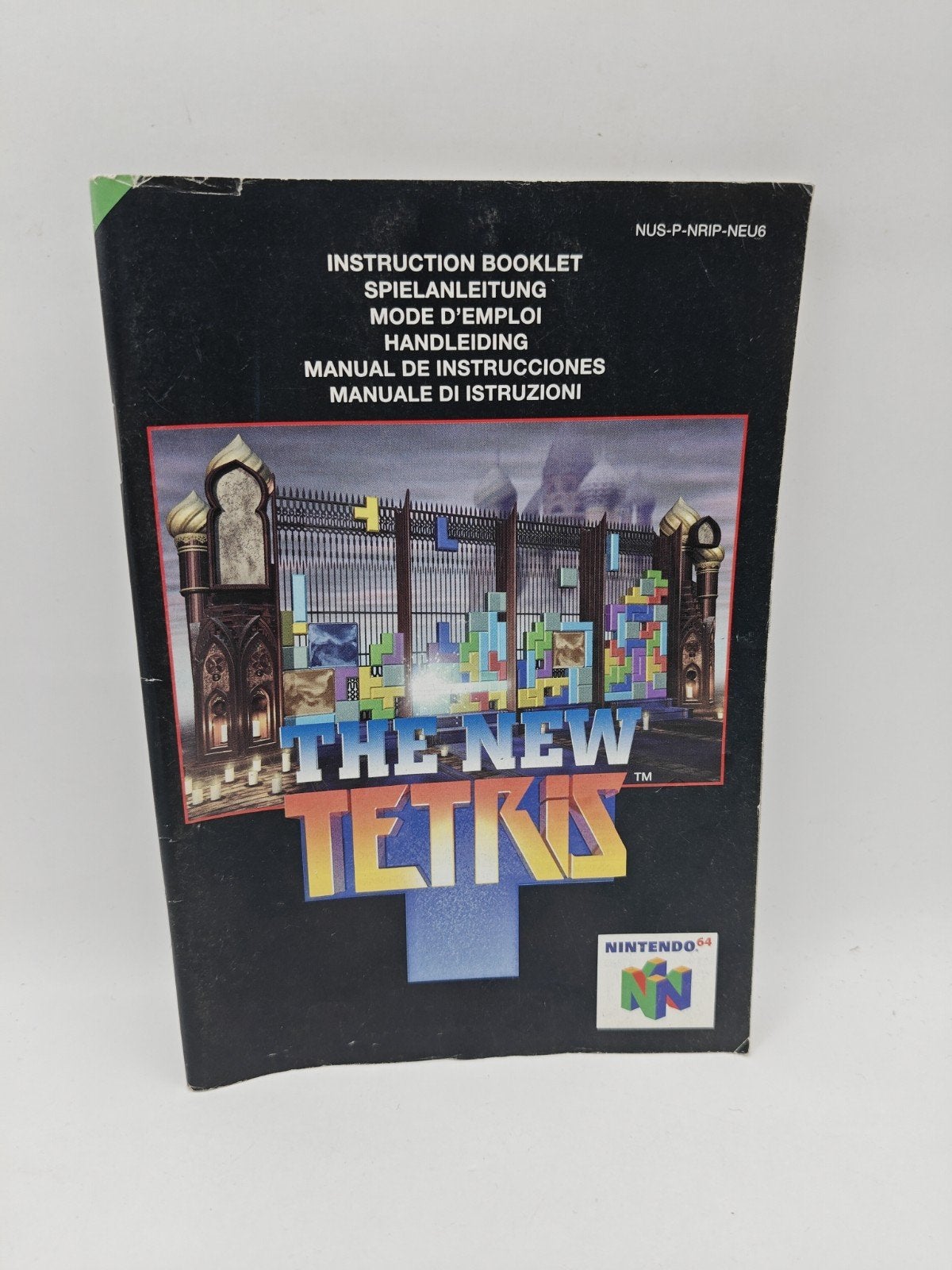 The New Tetris Handleiding Manual Boekje N64, Spelcomputers en Games, Nintendo, Puzzel en Educatief, Gebruikt, Onbekend