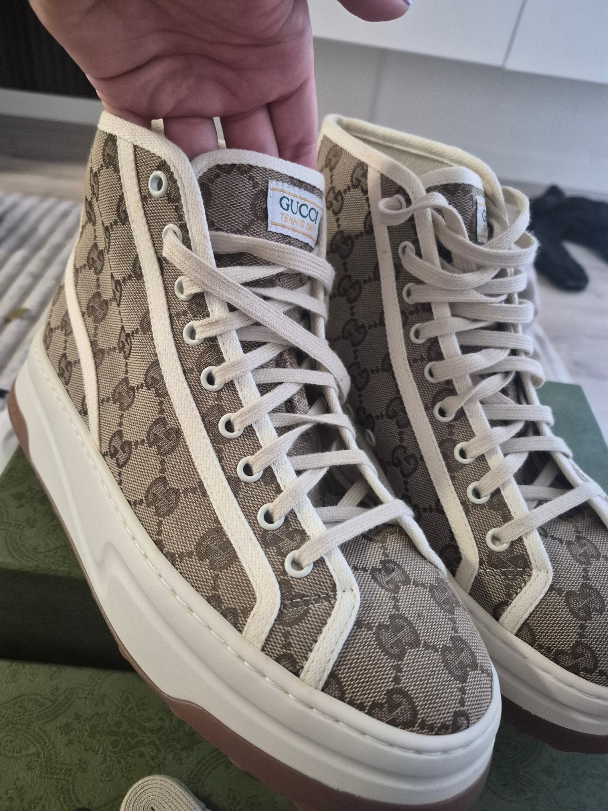 Gucci 1 op 1 sneakers maat 41 - nieuw, Ophalen of Verzenden