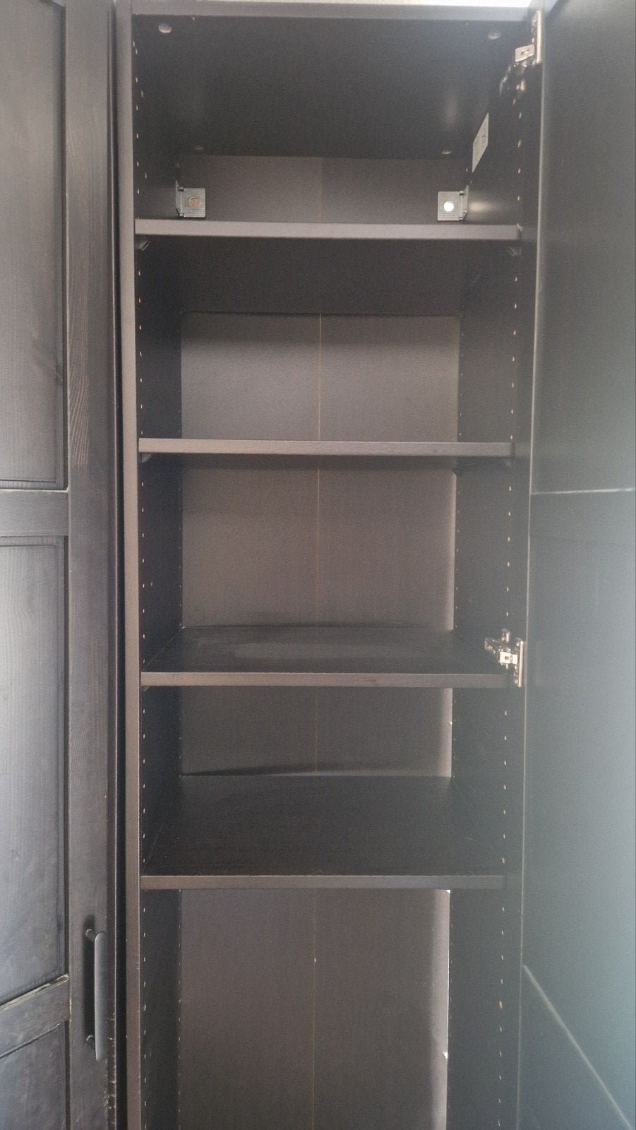 10x zwarte ikea pax planken, Ophalen, Gebruikt