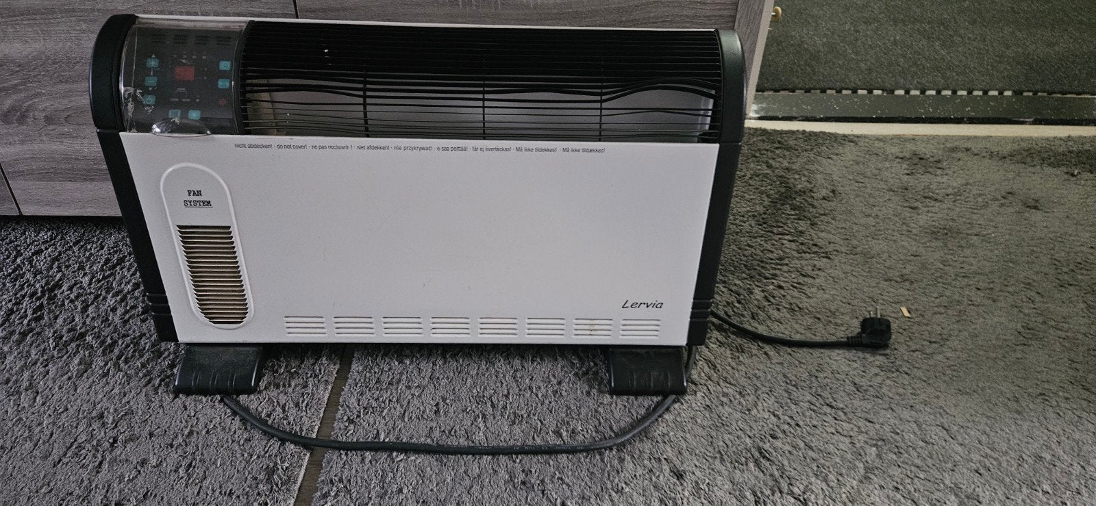 Lervia HNC-2500E elektrische kachel 2500W, Huis en Inrichting, Kachels, Ophalen, Gebruikt, Elektrisch, Overige soorten