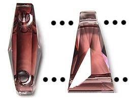 Swarovski 5181 Burgundy 17 x 9mm Keystone Bead, Ophalen of Verzenden, Nieuw, Kraal