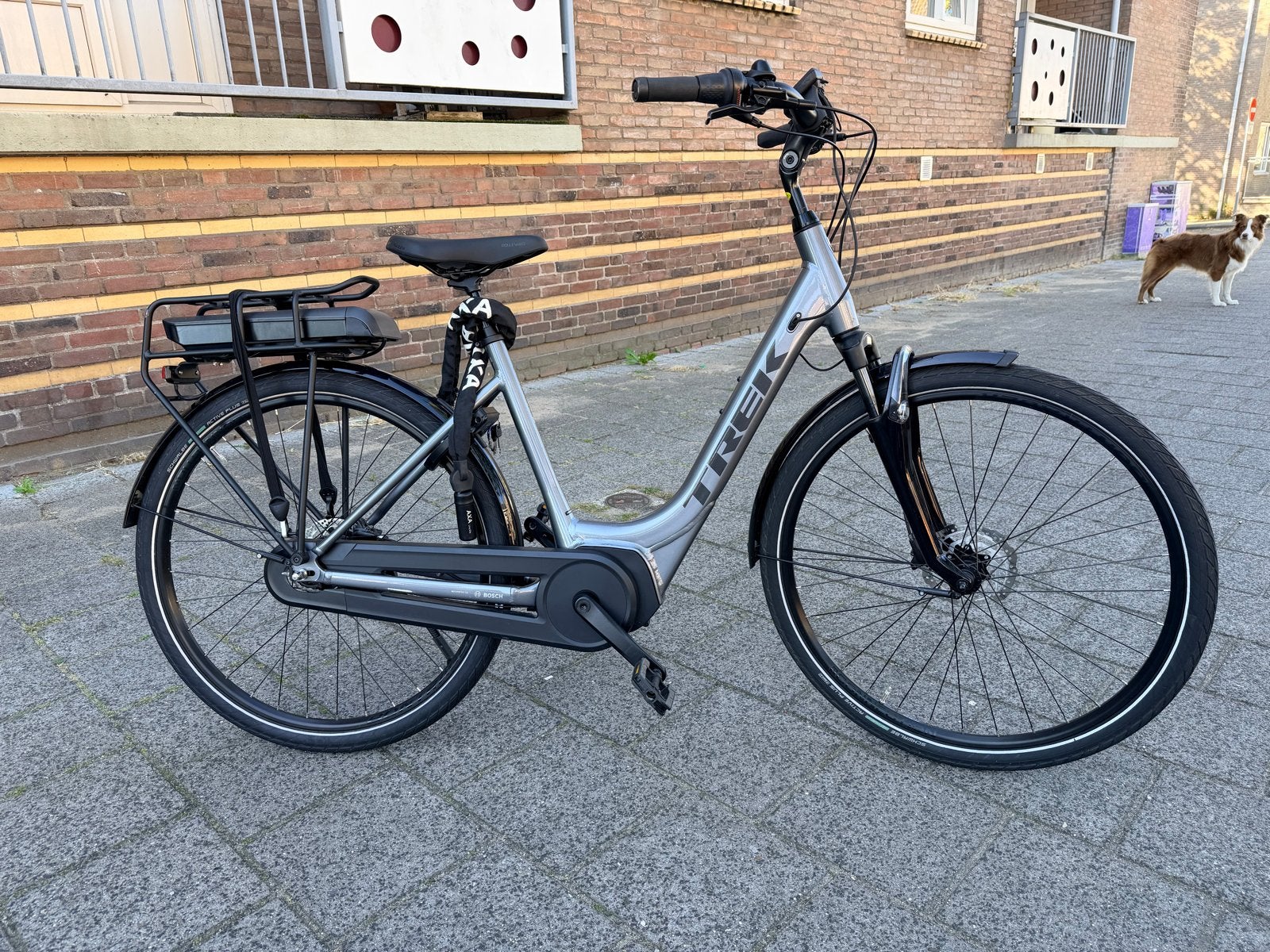 Trek E-bike met Bosch motor - Slechts 258 km gereden!, Zo goed als nieuw, 51 tot 55 cm, 50 km per accu of meer, Ophalen