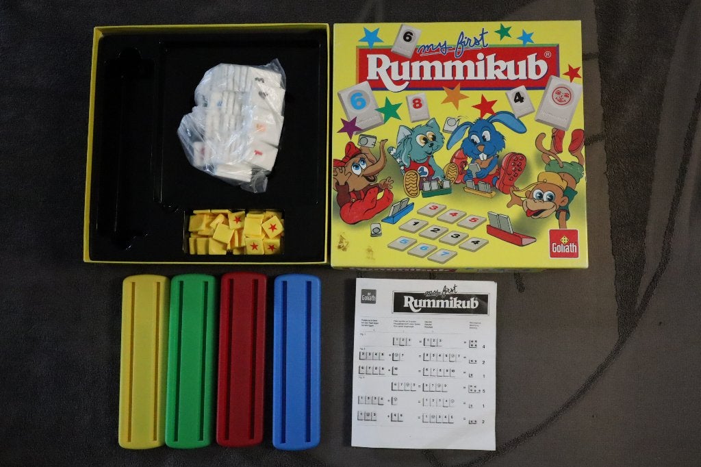 My First Rummikub – compleet kinderspel, Een of twee spelers, Ophalen of Verzenden, Gebruikt, Goliath Games