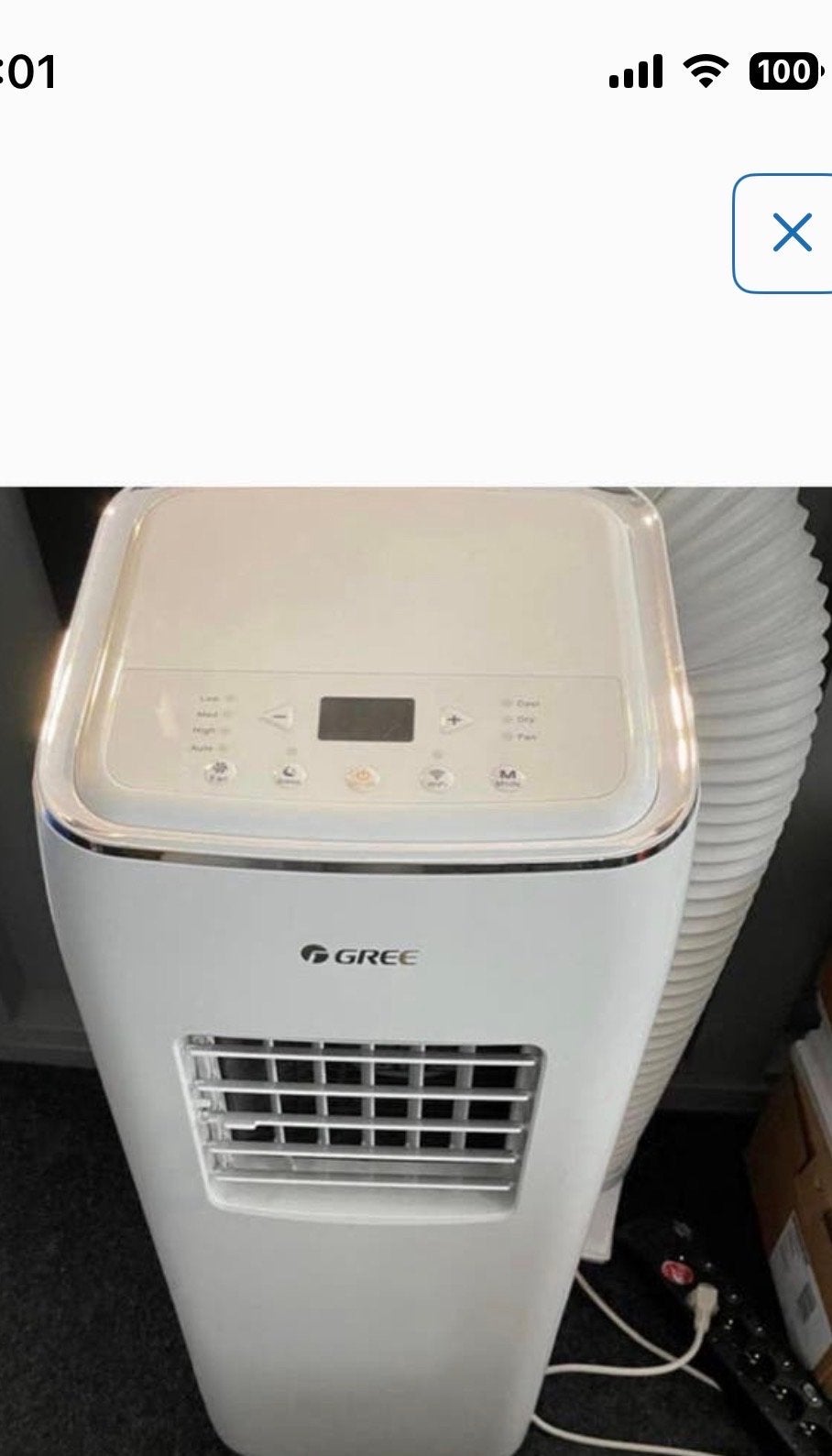 Gree Mobiele Airco - Compact en Efficiënt, Minder dan 60 m³, 3 snelheden of meer, Ophalen of Verzenden, Zo goed als nieuw