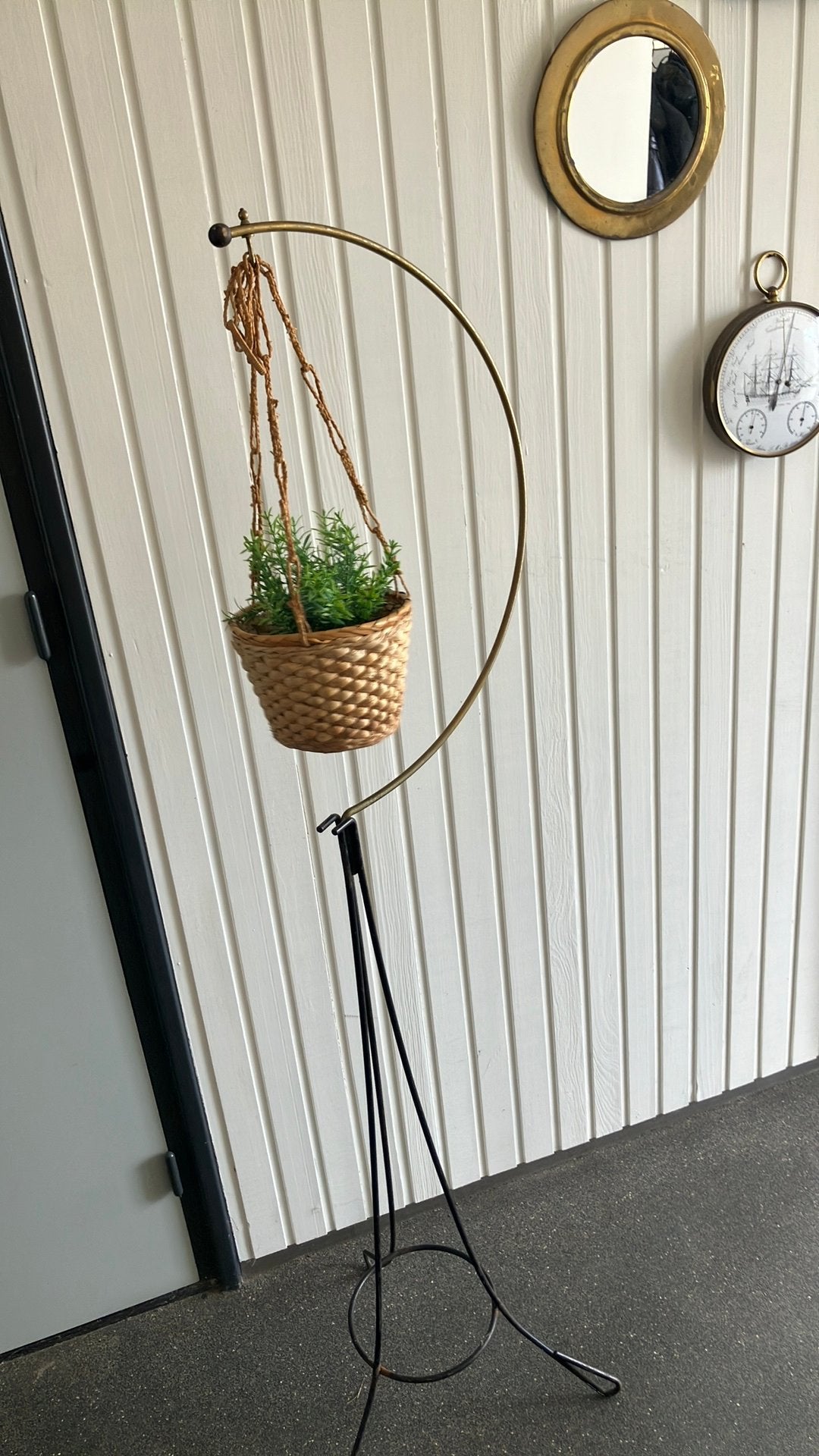 Plantenstandaard koper, Ophalen, Zo goed als nieuw, Rond, Minder dan 30 cm