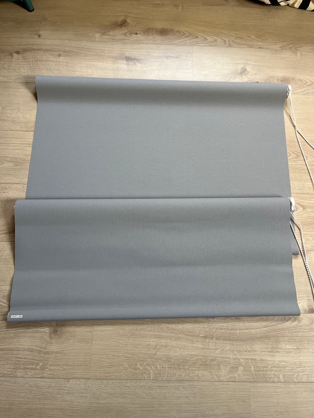 Veneta Rolgordijnen Steengrijs 92x140cm en 91x140cm, Ophalen, Gebruikt, Overige merken, Rolgordijn