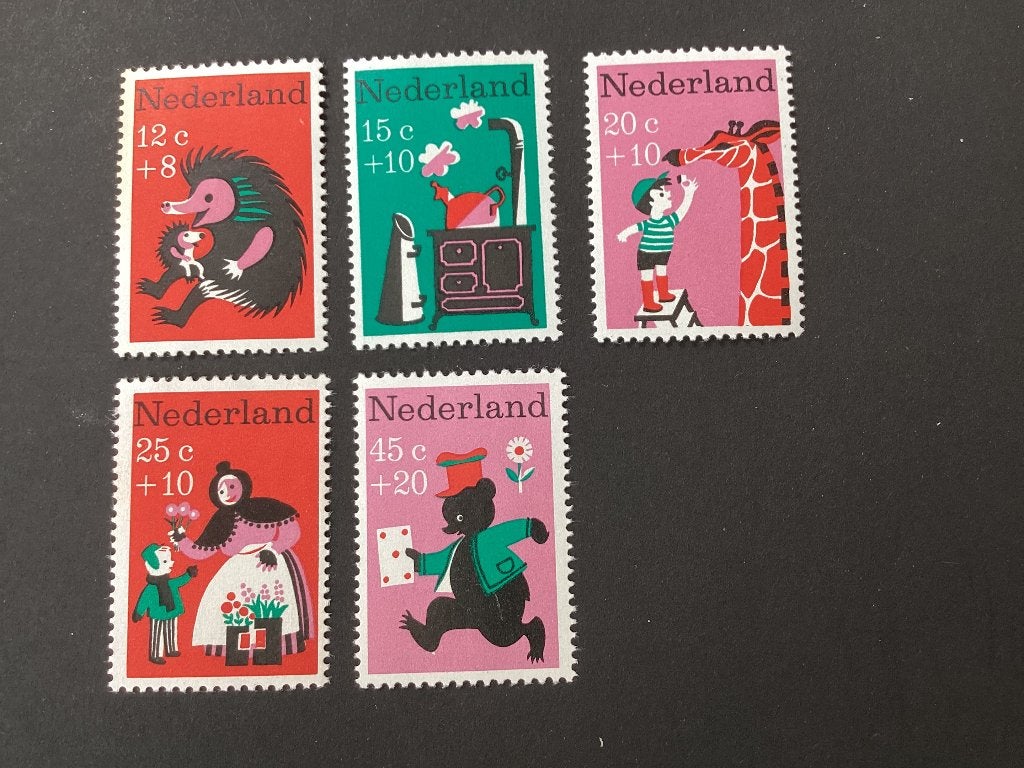 1968, kinderzegels 894-898, Verzenden, Na 1940, Postfris