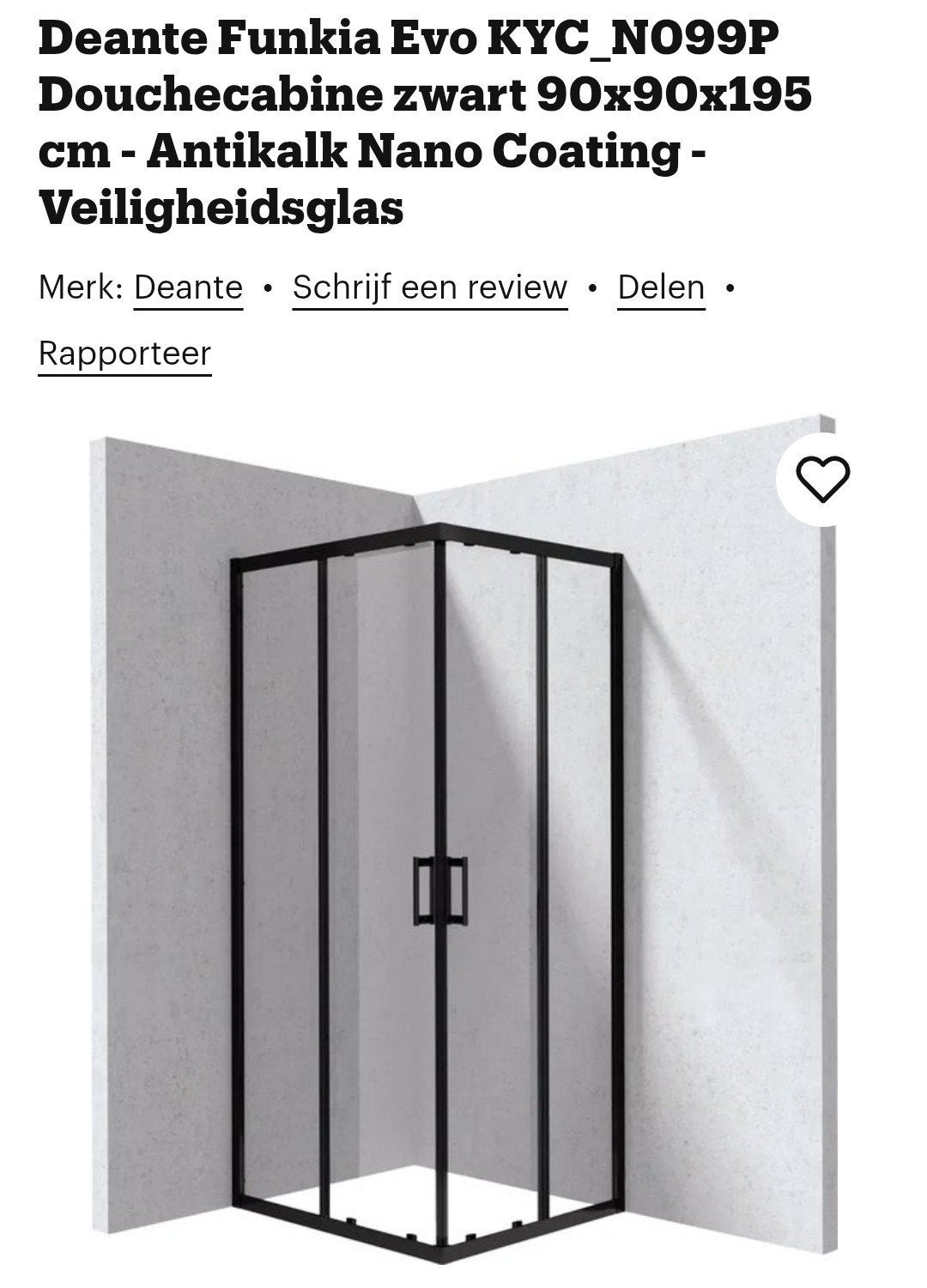 wie kan bij mij een douchecabine plaatsen zonder onderbak!, Ophalen of Verzenden