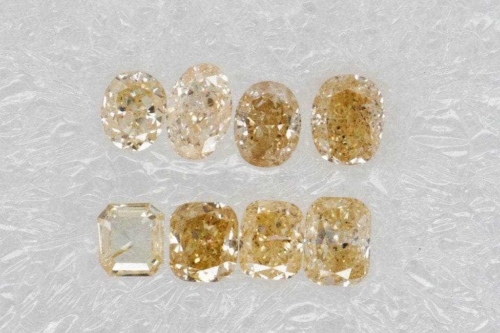 (604) 8 pcs Diamant (Natuurlijk) - 0.84 ct - Gemengde slijpv, Ophalen of Verzenden, Nieuw
