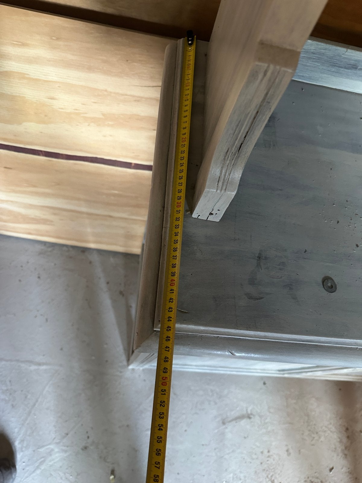 Nette kast - Landelijke stijl dressoir met vitrine, Ophalen, Gebruikt