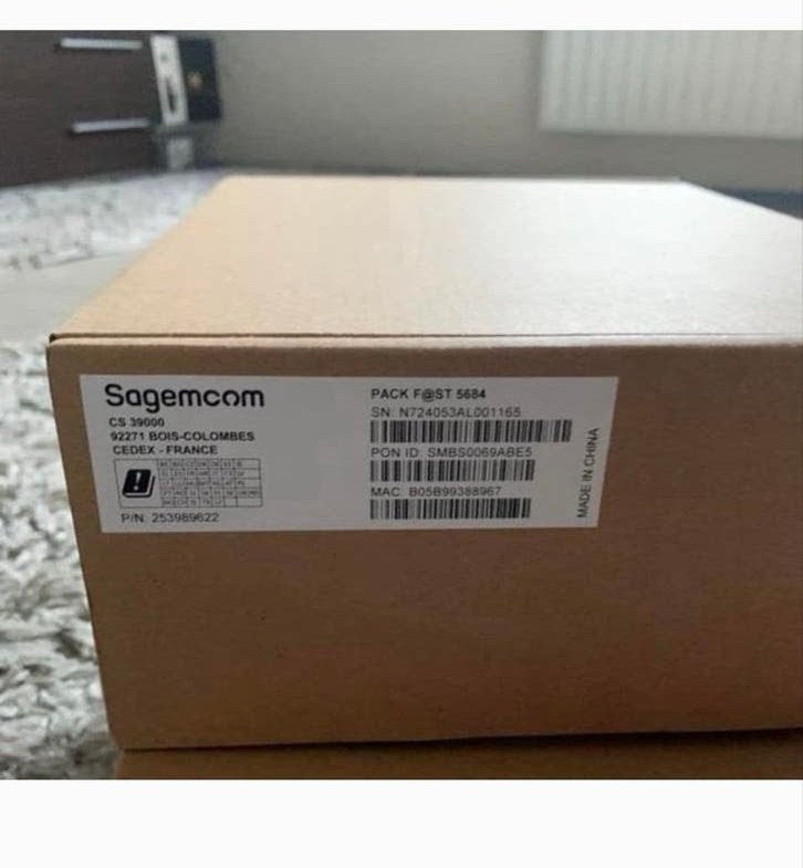 2 stuks Sagemcom PACK F@ST 5684 Modem Router, Ophalen, Nieuw