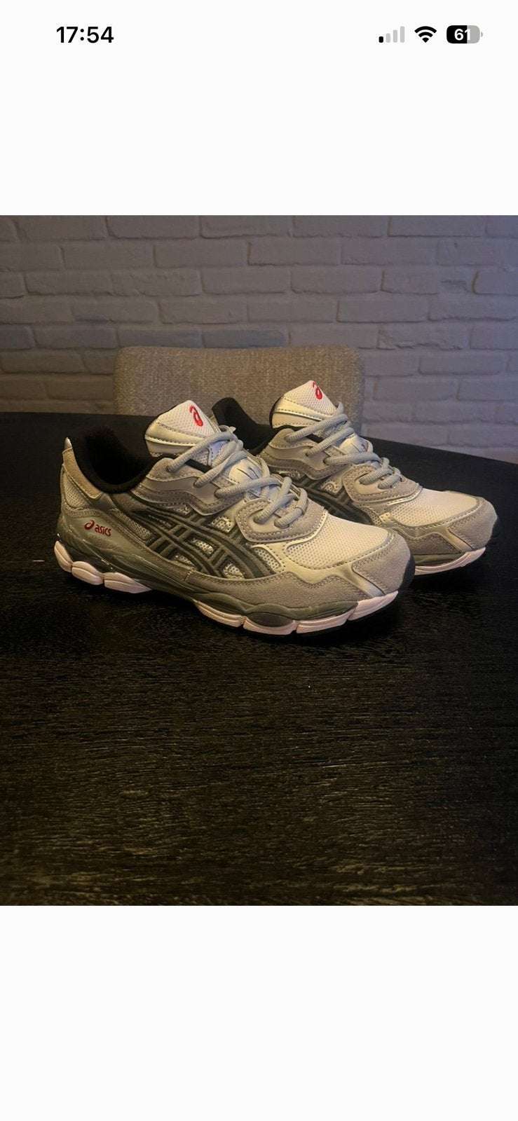 Asics gel schoenen heren, Wit, Nieuw, Ophalen of Verzenden, Sneakers of Gympen