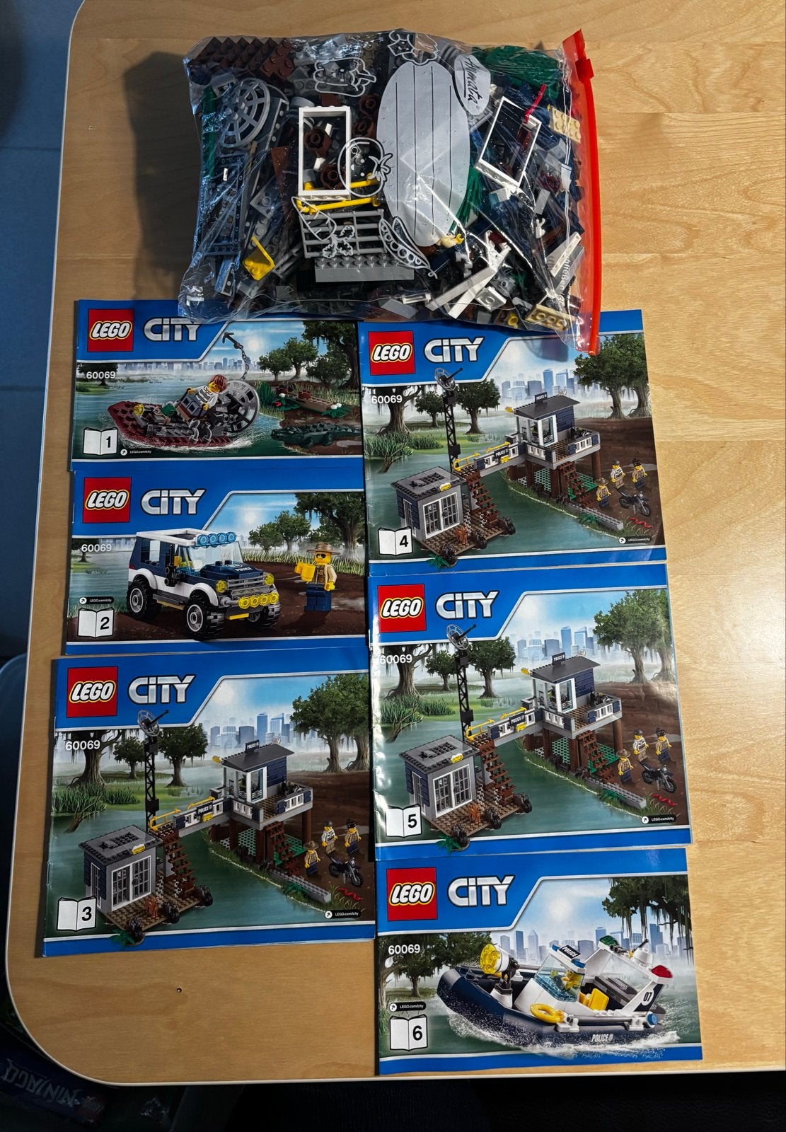 Lego City 60069 Moeraspolitiebureau, Lego, Ophalen of Verzenden, Compleet, Complete set