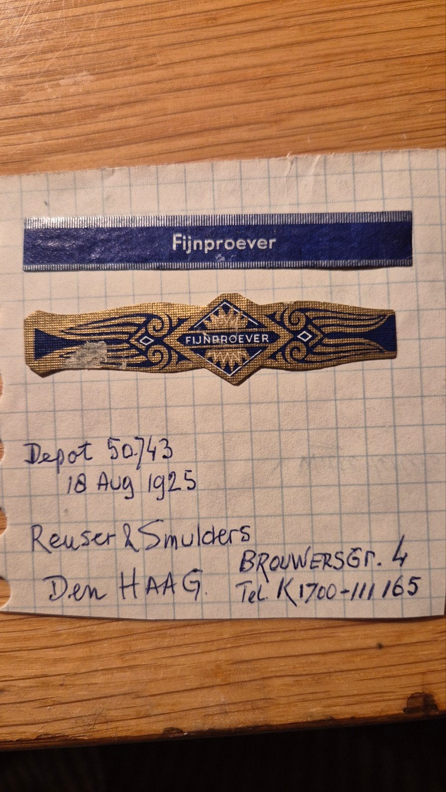 Sigarenbanden Den Haag, Verzamelen, Ophalen, Sigarenbandjes