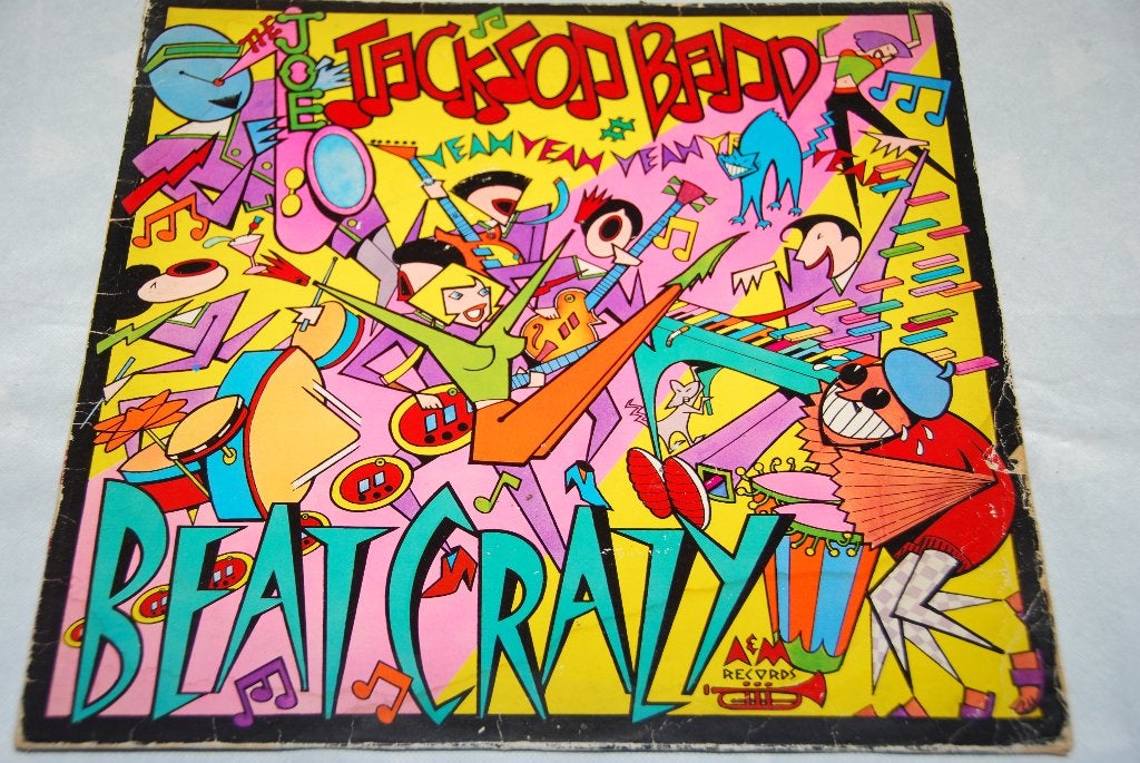 Joe Jackson – Beat Crazy LP Vinyl, Cd's en Dvd's, Vinyl | Rock, Gebruikt, Poprock, Fotohoes, 12 inch, Ophalen of Verzenden