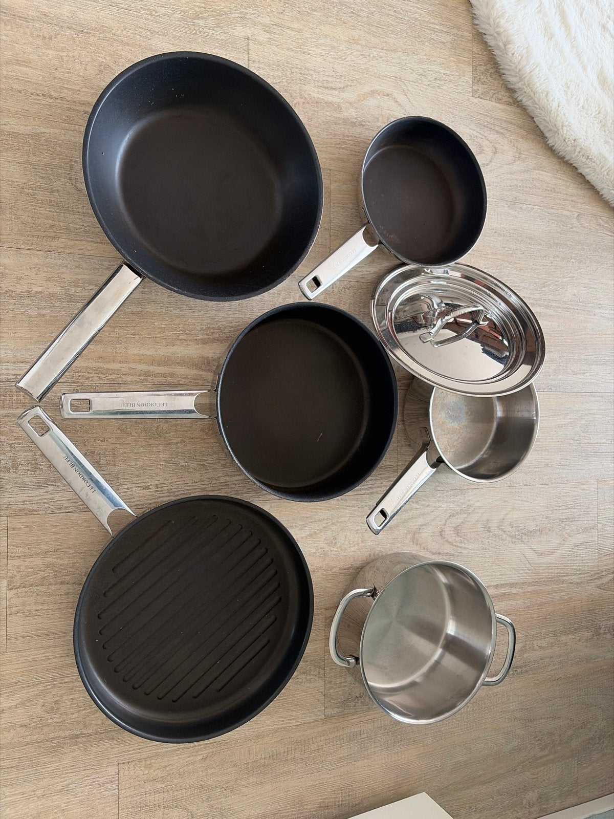 Pannenset - Villeroy & Boch Group & Cordon Bleu, Ophalen, Gebruikt, Antiaanbaklaag, Pannenset