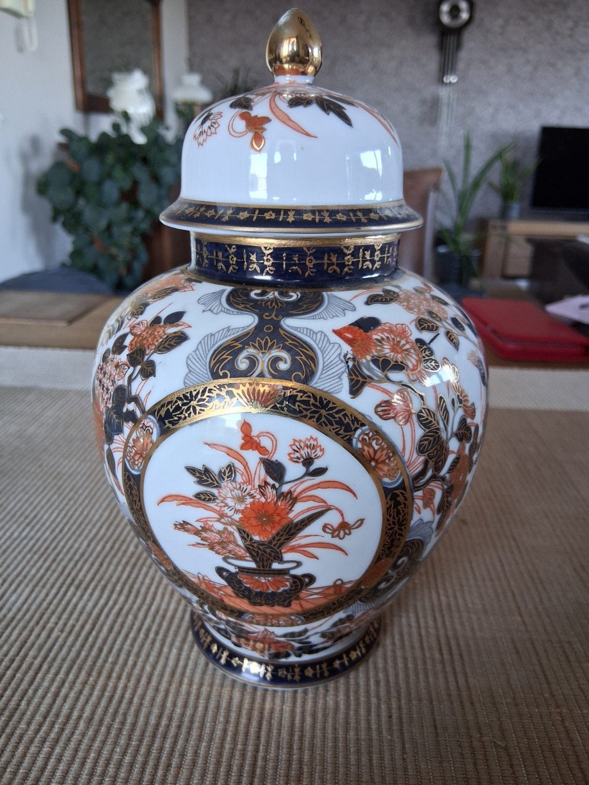 Prachtige Saji Imari Japanse gemberpot/vaas, Ophalen