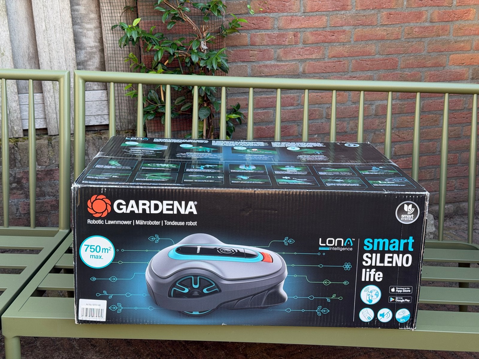 Gardena Smart SILENO life 750 robotmaaier - 750m² - nieuw, Cirkelmaaier, Accu-grasmaaier, Nieuw, Ophalen of Verzenden