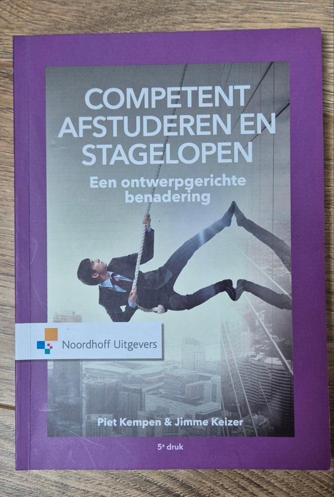 Competent Afstuderen en Stageloop, Boeken, Piet Kempen & Jimme Keizer, Zo goed als nieuw, Gamma, HBO