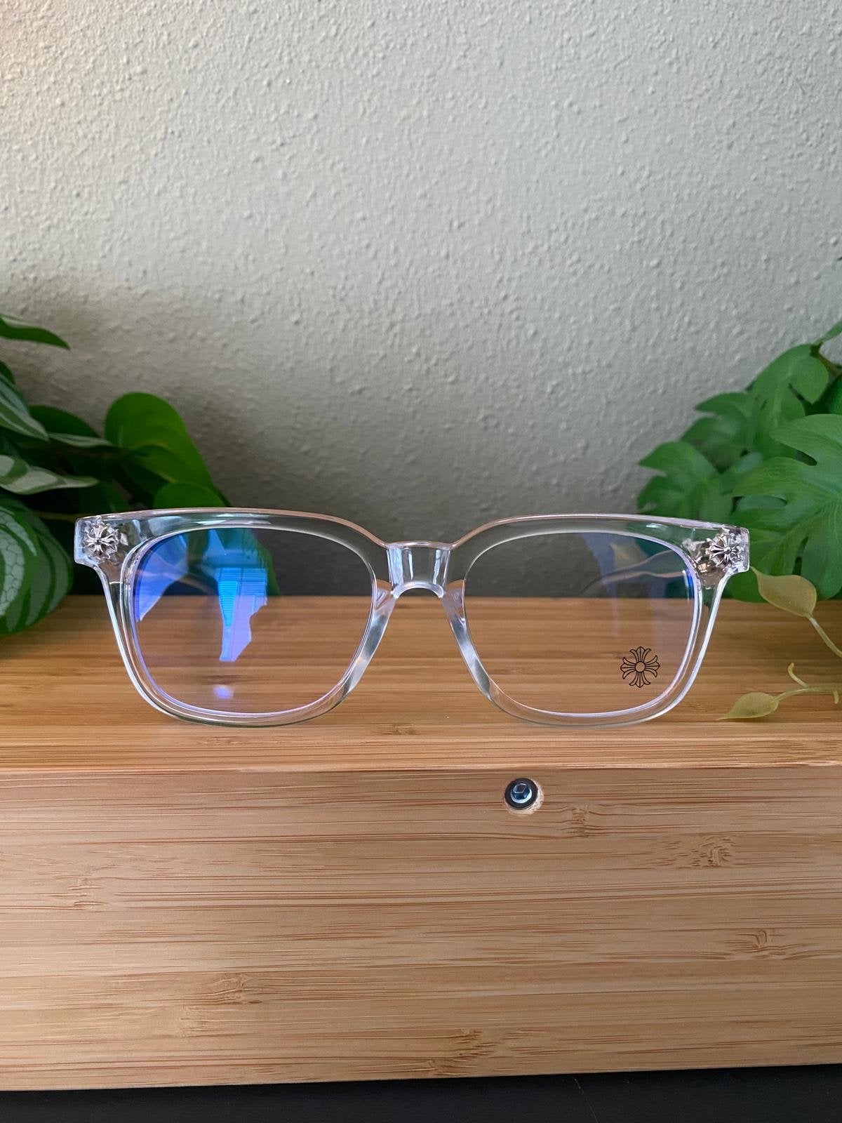 Nieuwe Chrome Hearts Bril met Blauwlichtfilter - Snelle Verz, Overige merken, Nieuw, Bril, Verzenden