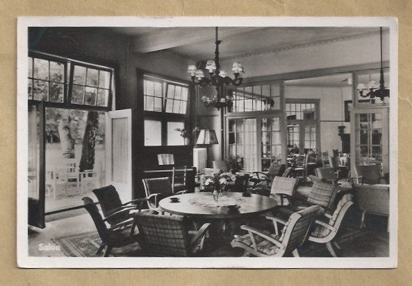 Ansicht "AMSTERDA" Vacantie- en Herstellingsoord Laag Soeren, Verzamelen, Ansichtkaarten | Nederland, Ophalen of Verzenden, 1920 tot 1940