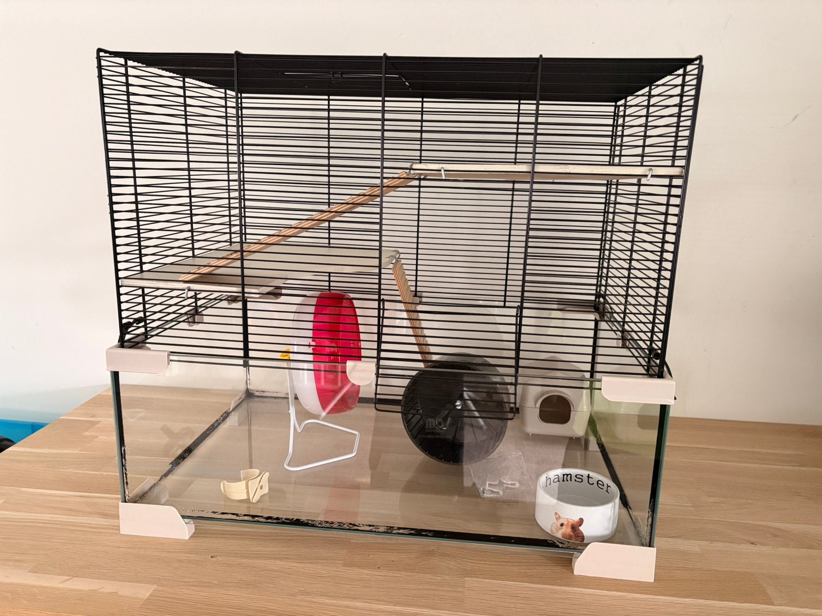 Knaagdierenkooi met toebehoren ferplast 57x37x57cm, Dieren en Toebehoren, Knaagdieren en Konijnen | Hokken en Kooien, Minder dan 60 cm