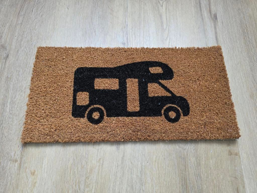 NIEUW: Deurmat Camper - Kokosmat met Camper Afbeelding, Gebruikt, Schoonloopmat, Ophalen of Verzenden, Kokos