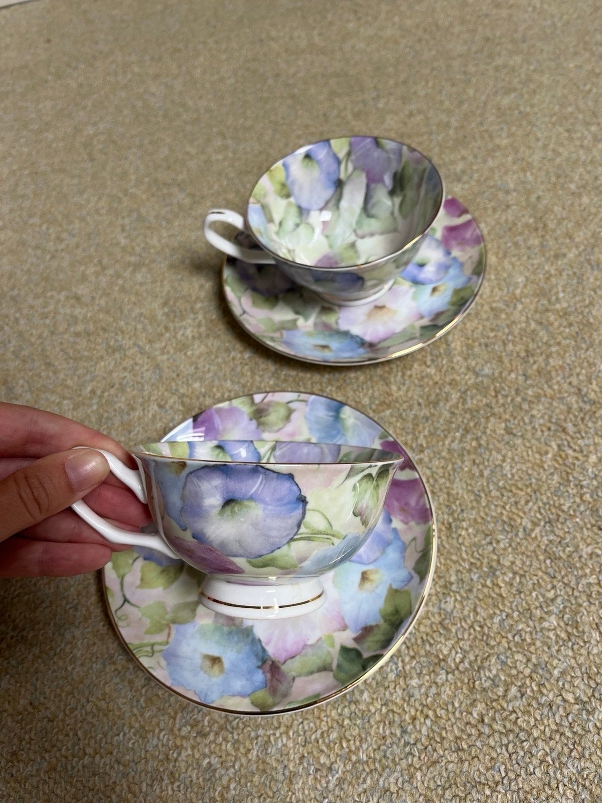 Classic Lijn Fine Bone China theeservies - 4 kopjes & schote, Overige merken, Klassiek, Nieuw, Ophalen of Verzenden