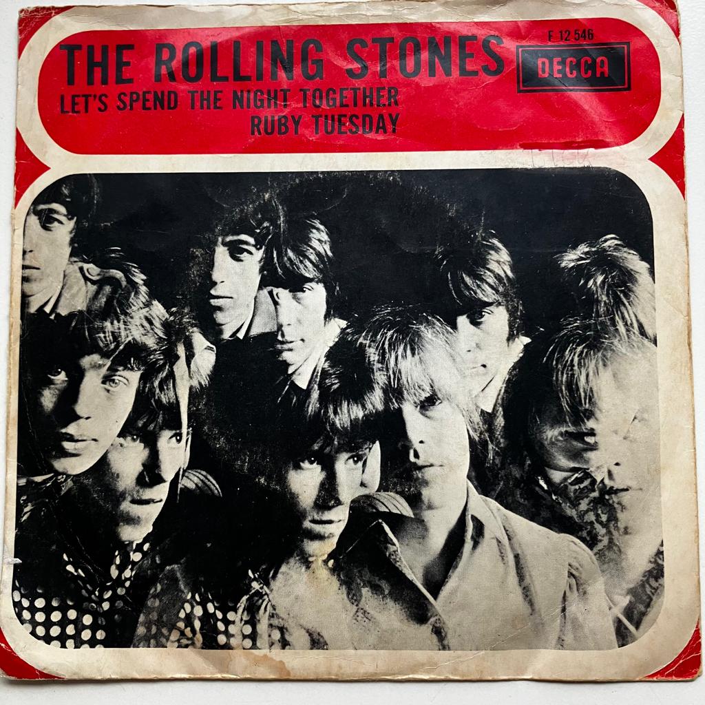 H11 Rolling stones Let's spent the night together HOL67 €15, Cd's en Dvd's, Vinyl Singles, Fotohoes, Ophalen of Verzenden, Gebruikt