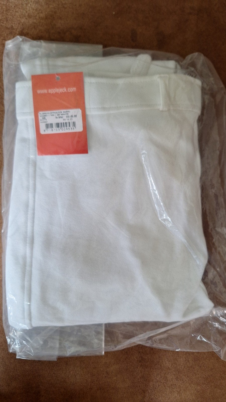 Paardrijbroek Epplejeck Babru Heren Wit maat 48 Nieuw, Met stretch, Nieuw, Wit, Epplejeck