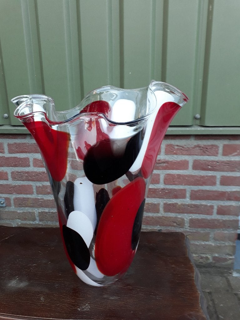 Loranto vaas, Overige kleuren, Ophalen of Verzenden, 40 cm, Met patroon/structuur
