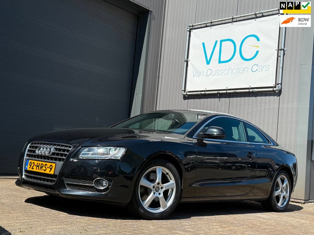 Audi A5 Coupé 2.0 TFSI Pro Line | 179 PK | Automaat | Leder, Euro 5, Parkeersensor, Gebruikt, Zwart