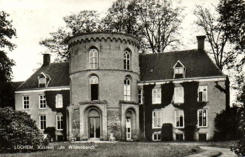 Lochem, Kasteel de Wildenborch - 1964 gelopen, Ophalen of Verzenden, 1960 tot 1980, Gelopen, Gelderland