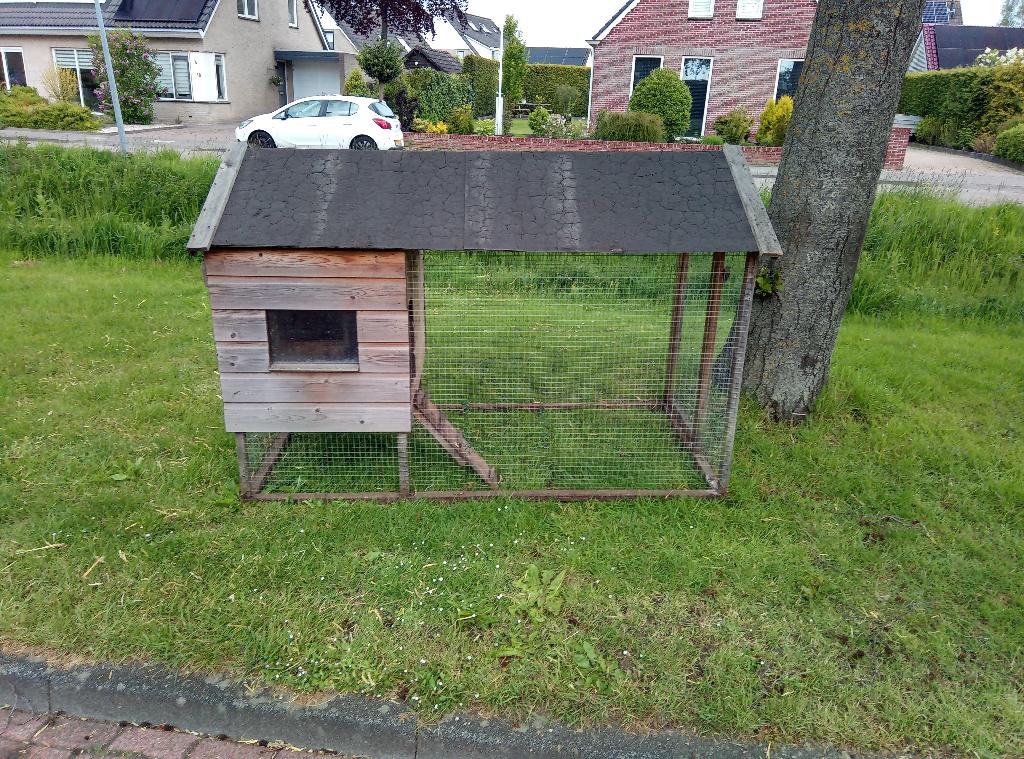 hok kippenhok konijnenhok, Dieren en Toebehoren, 110 cm of meer, Zo goed als nieuw, Konijn, Hok