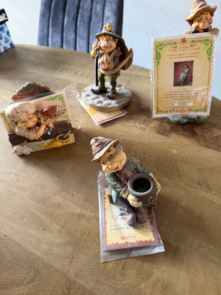 Verzameling van verschillende laaf  en een laaf pop, Ophalen, Gebruikt, Beeldje of Poppetje