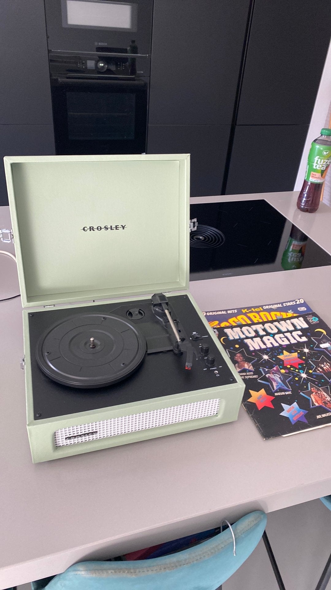 Crosley Platenspeler plus twee platen, Ophalen, Zo goed als nieuw, Platenspeler, Overige merken